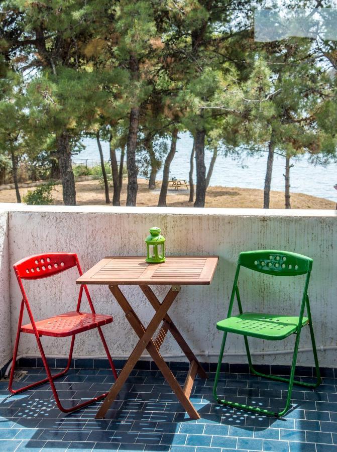 Summerday Villa Private Beach Nea Iraklia Exterior foto