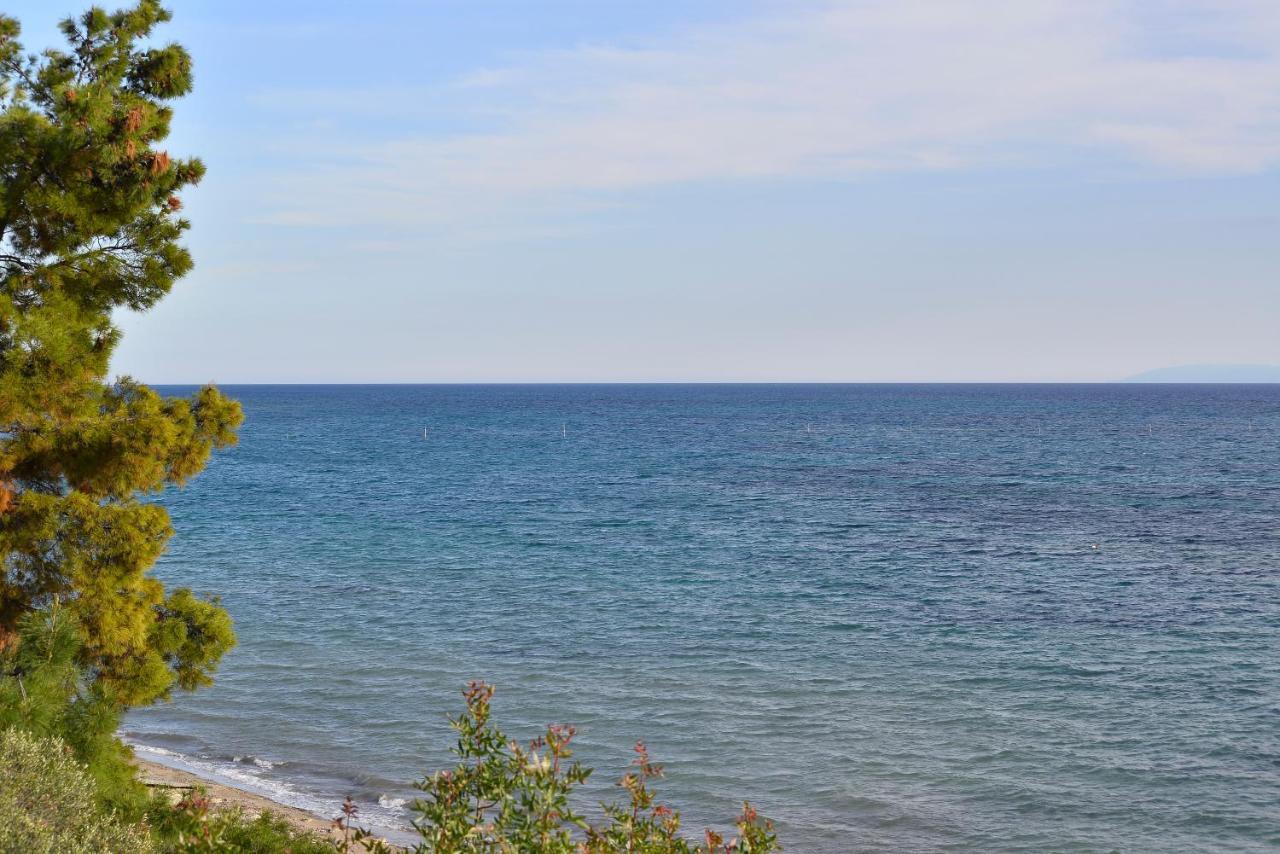 Summerday Villa Private Beach Nea Iraklia Exterior foto